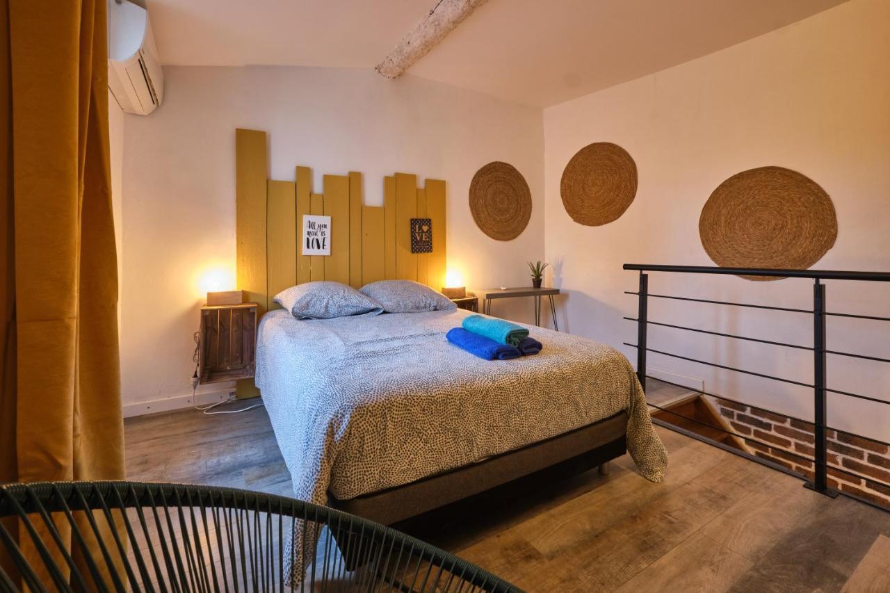 Melina - Jacuzzi - Maison Avec Cour Climatisee Proche Cite Medieval Каркассон Экстерьер фото